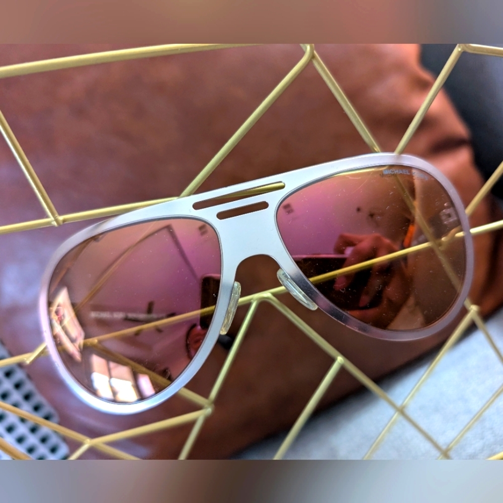 Michael Kors Gold and Pink Sunglasses